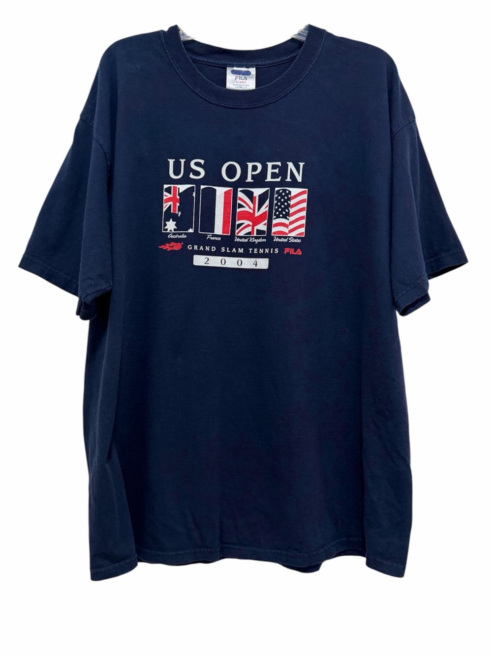 VTG FILA 2004 US Open Grand Slam Tennis Tee Shirt - Men’s XL
